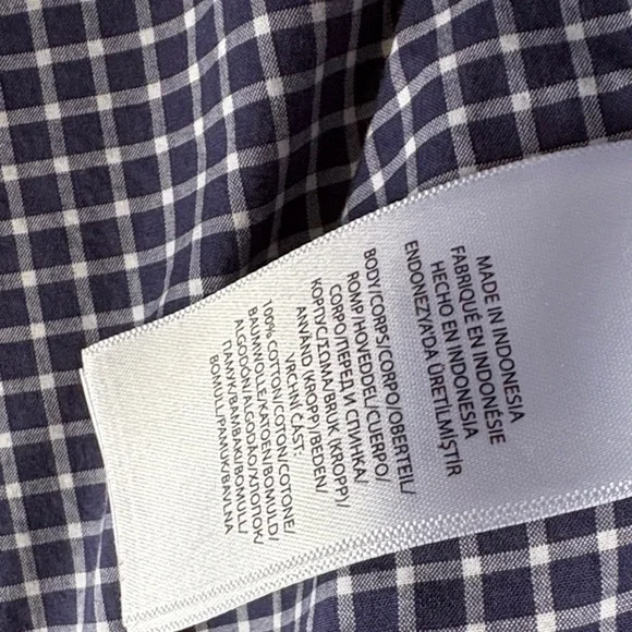 Ralph Lauren Boys Navy Plaid Shirt 4t - Picture 3 of 6